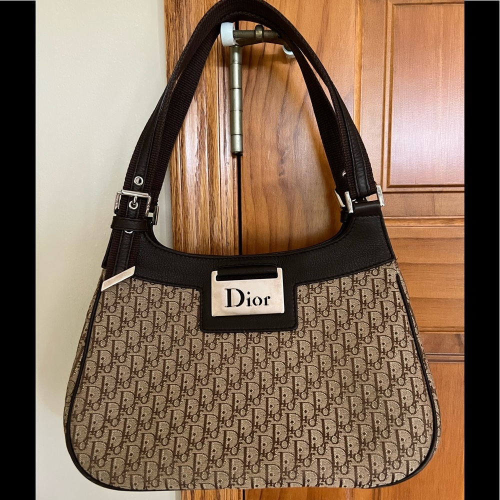 Christian Dior Vintage Street Chic Trotter Shoulder Bag